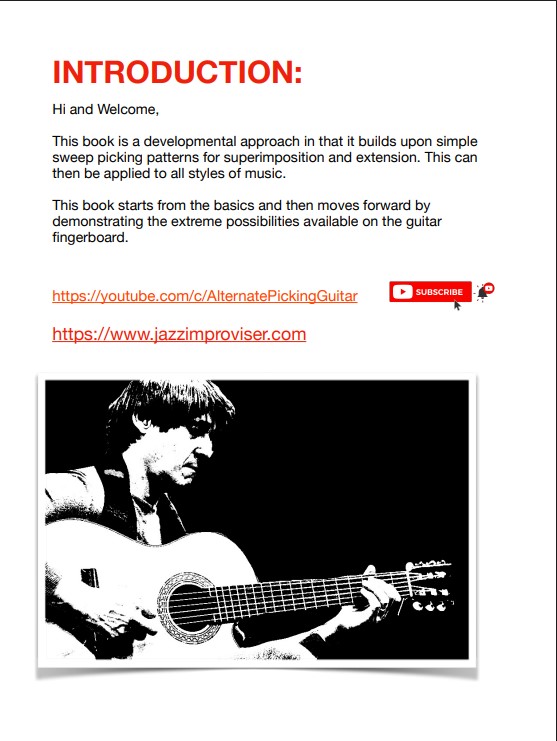 sweep-picking